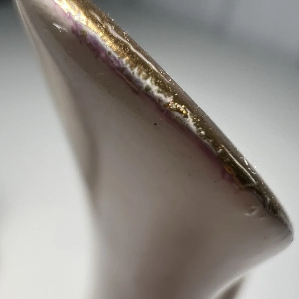 Vintage Mid-Century Atlantic Mold Long Neck Decorative Pitcher Vase‎